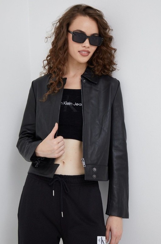 Kurtka skórzana dla kobiet po 60-tce