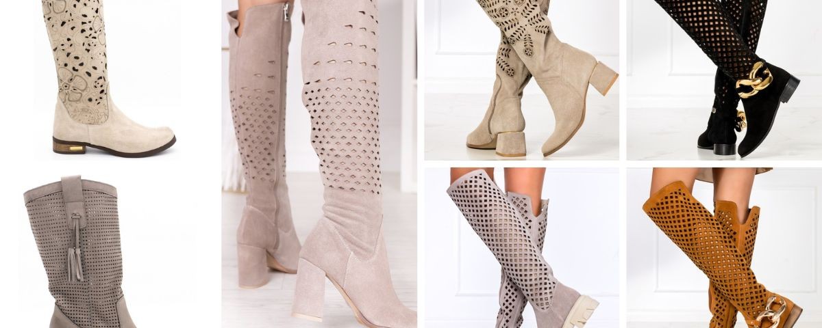 Ażurowe kozaki na jesień 2022