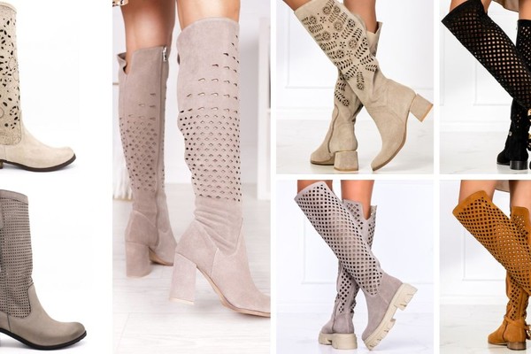 Ażurowe kozaki na jesień 2022