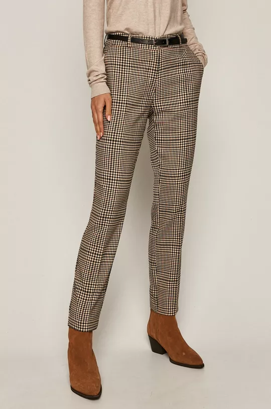 Szerokie eleganckie spodnie damskie