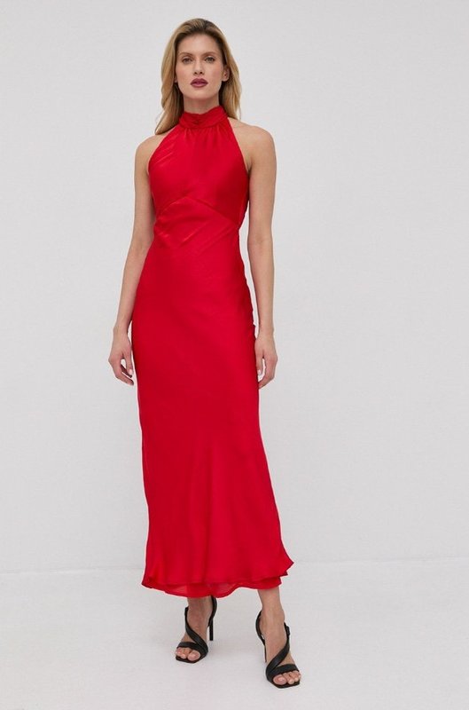 Elegancka czerwona sukienka