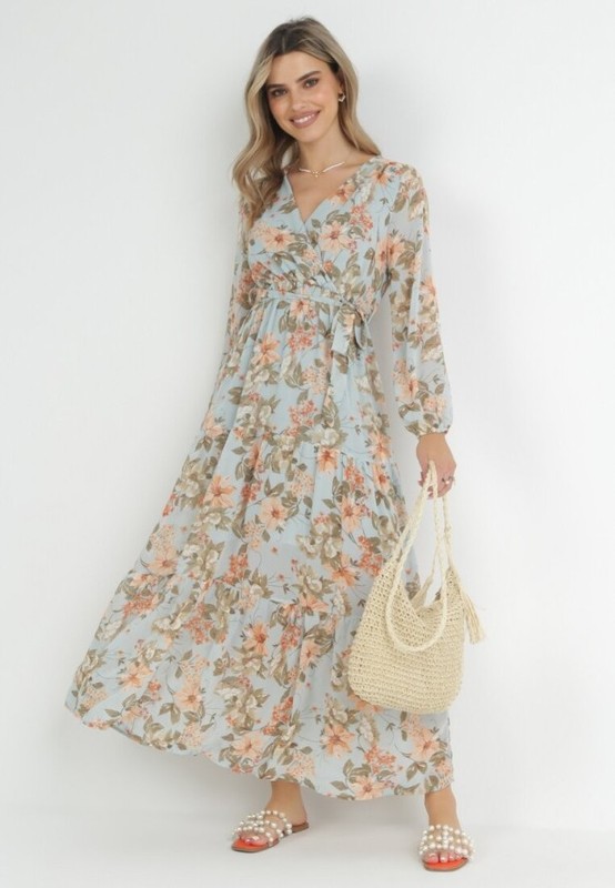 Elegancka sukienka w kwiaty