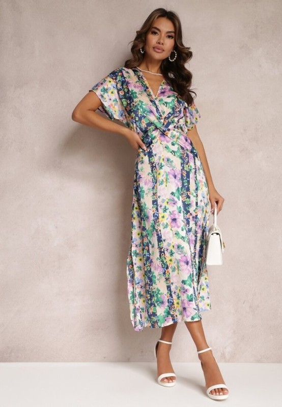 Elegancka sukienka w kwiaty