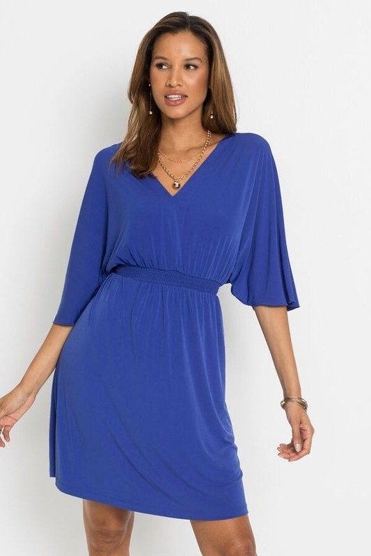 Granatowa sukienka dla mamy na komunię