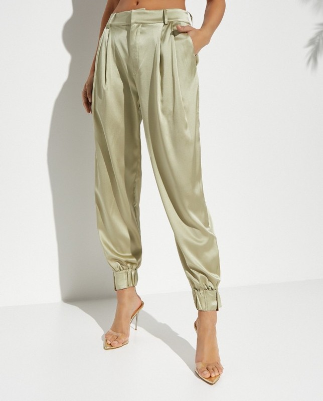 Spodnie alladynki jedwabne