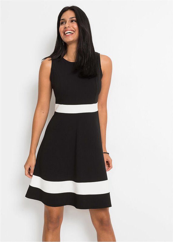 Elegancka sukienka z dołem rozkloszowanym