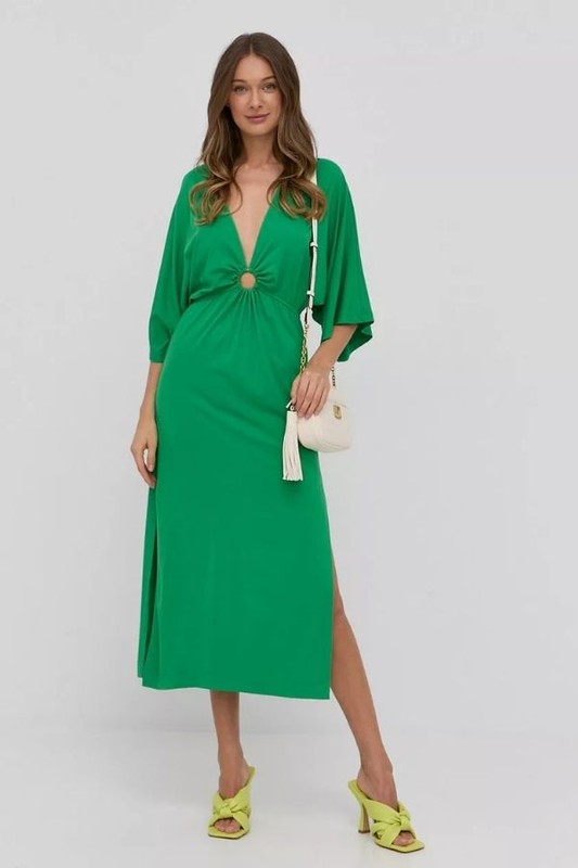 Sukienka na komunię zielona midi