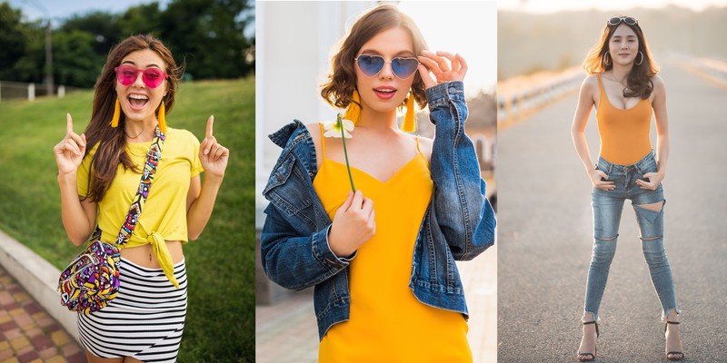 Z czym łączyć żółty kolor