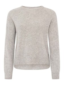 Zwillingsherz Kaszmirowy sweter w kolorze jasnoszarym rozmiar: S