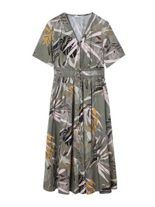 TATUUM Sukienka w kolorze khaki rozmiar: 44