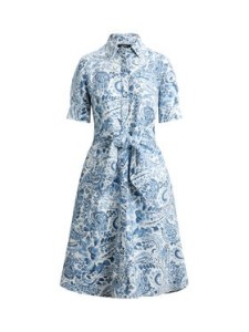 LAUREN RALPH LAUREN Sukienka koszulowa 200P08916002 Niebieski Regular Fit