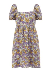 Fioletowo-Miętowa Sukienka Konmey