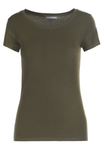 Ciemnozielony T-shirt Perirea