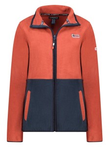 Geographical Norway Kurtka polarowa "Touki" w kolorze granatowo-pomarańczowym rozmiar: S