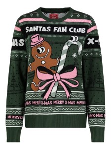 Sublevel Sweter w kolorze ciemnozielonym rozmiar: S