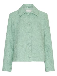 MOSS COPENHAGEN Kurtka koszulowa "Aiste Abriella" w kolorze zielonym rozmiar: XS/S