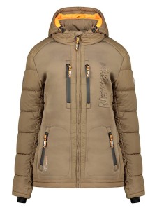 Geographical Norway Kurtka zimowa "Beachwood" w kolorze szarobrązowym rozmiar: XL