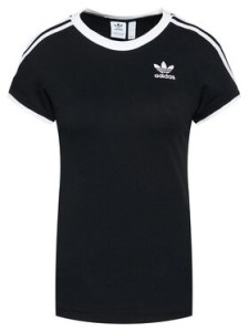 adidas T-Shirt adicolor Classics 3-Stripes GN2900 Czarny Regular Fit