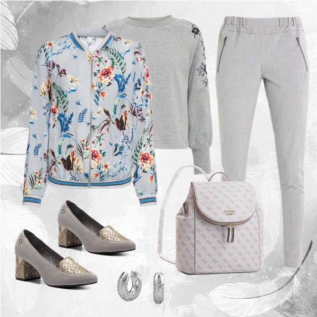 Co pasuje do szarych spodni damskich