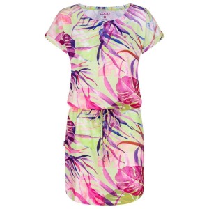 Sukienka damska Loap Anuma żółta