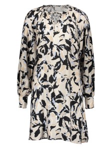 Kaffe Sukienka w kolorze beżowo-granatowym rozmiar: 36