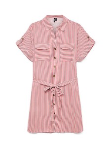 Vero Moda Sukienka w kolorze czerwono-białym rozmiar: XL