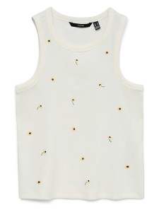 Vero Moda Top w kolorze białym rozmiar: M