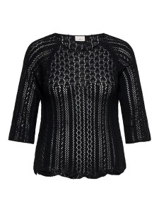 ONLY Carmakoma Sweter w kolorze czarnym rozmiar: L-50/52