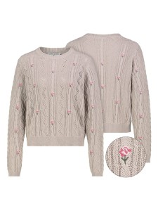 Eight2Nine Sweter w kolorze beżowym rozmiar: L