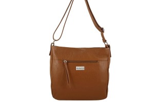 Listonoszka skórzana BARBERNI'S j. brązowa 984-12