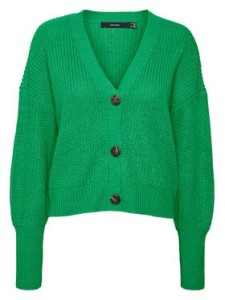 Vero Moda Kardigan Lea 10249632 Zielony Regular Fit