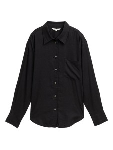 TOM TAILOR Denim Koszula w kolorze czarnym rozmiar: M