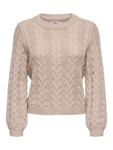 ONLY Sweter w kolorze jasnoróżowym rozmiar: S