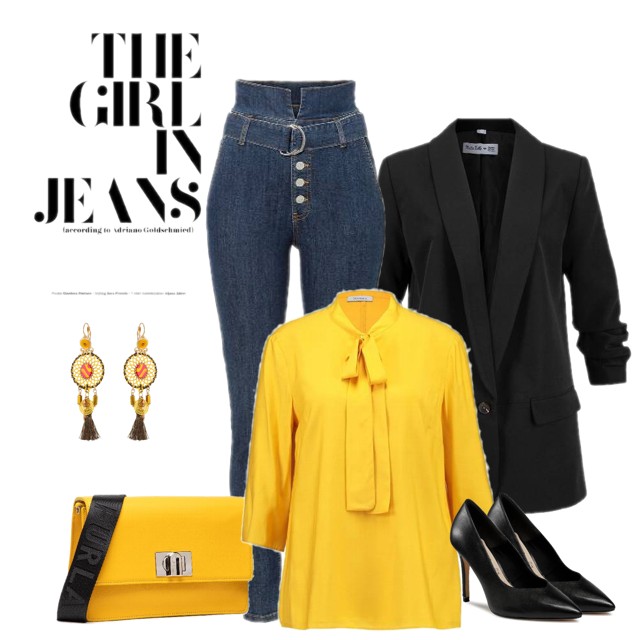 Modna stylizacja do pracy na jesień i na wiosnę