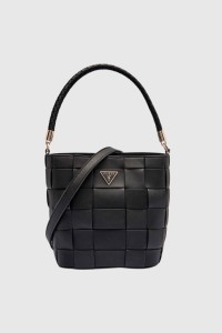 GUESS Czarna torebka damska Maylee Bucket