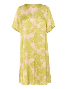 CULTURE Sukienka w kolorze beżowo-zielonym rozmiar: M