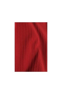 Sukienka dzianinowa midi z golfem dopasowana ceglasta tuba