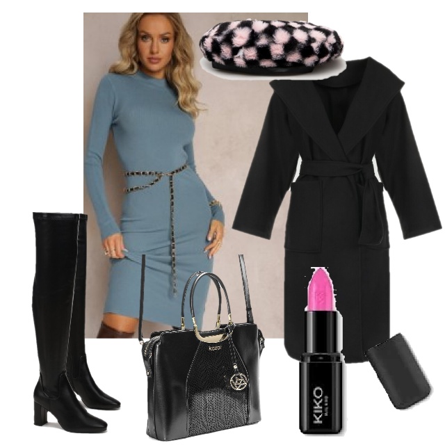 #Dzianinowa sukienka