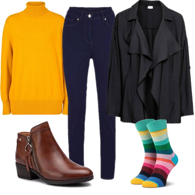 Do czego pasuje żółty golf?