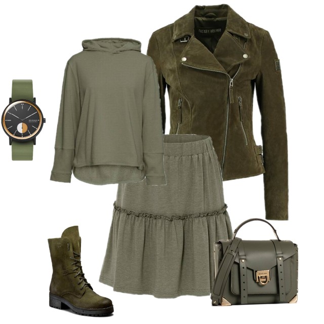 Kolor khaki w stylizacji - jak nosić?