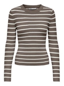 ONLY Sweter Louisa 15344579 Brązowy Slim Fit