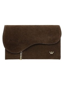 Wojas Skórzana torebka w kolorze brązowym - 22 x 14 x 3 cm rozmiar: onesize