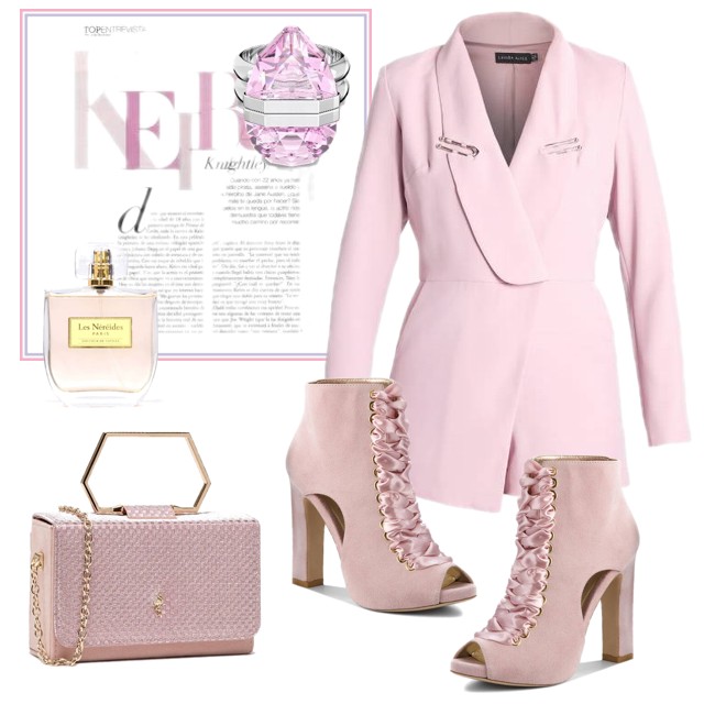 Pudrowy róż - stylizacja elegancka