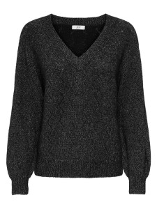 JDY Sweter "Aspen" w kolorze antracytowym rozmiar: M