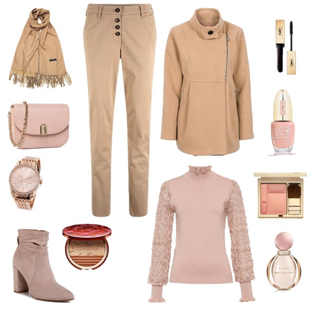 Na zimowy spacer w pastelowych tonacjach