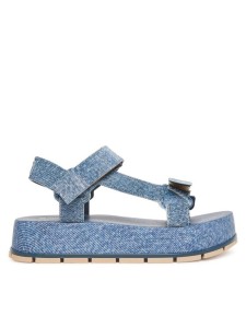 Melissa Sandały Melissa Flowing Platform Denim Ad M 36132 Niebieski