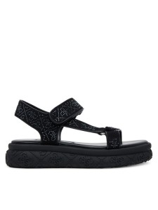 Guess Sandały FLJLOD FAP03 Czarny