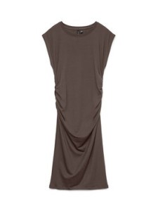 Vero Moda Sukienka koktajlowa Sarah 10346941 Brązowy ciemny Slim Fit