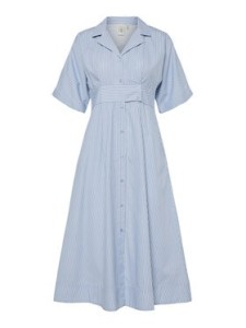 YAS Sukienka koszulowa Astor 26037276 Niebieski Regular Fit