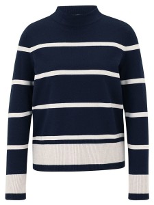 Betty Barclay Sweter w kolorze granatowo-kremowym rozmiar: 38